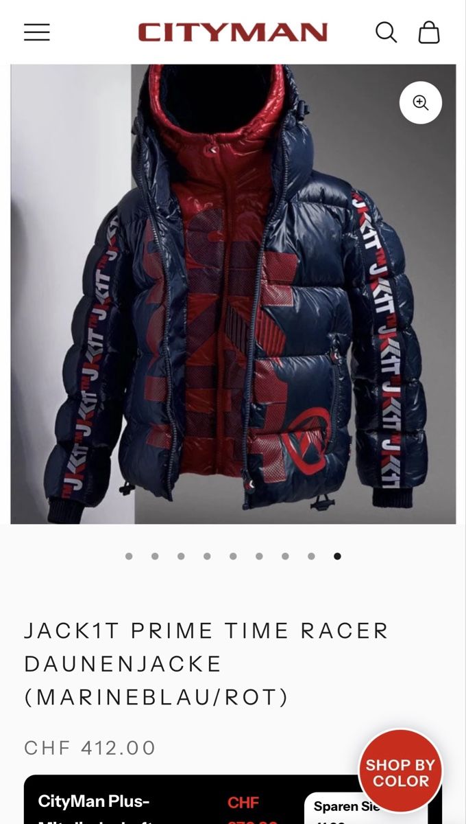 Giacche: Daunenjacke Jack1t blau rot – Usato da Schwende venduto da weesli 1