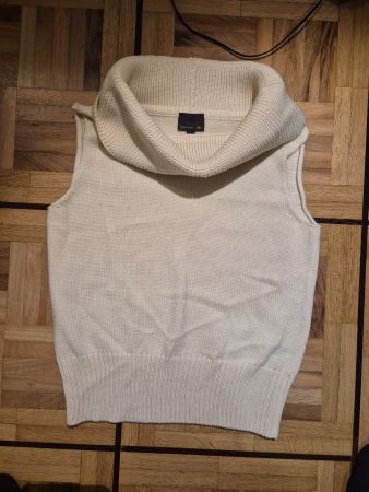 Gilet Fendi Vintage en laine mérinos, Taille 40 mais taille