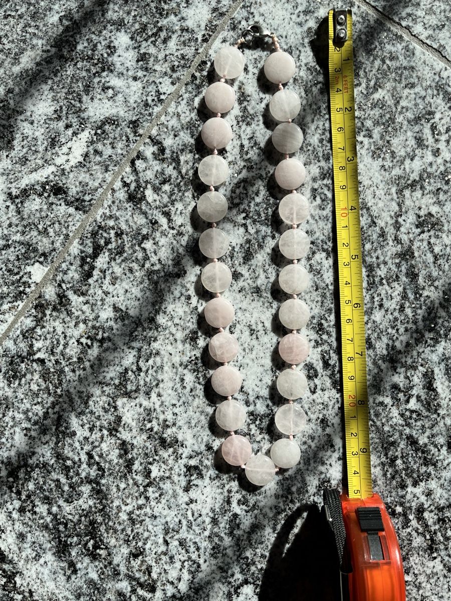 Sonstiger Schmuck: Halskette Rosenquarz – Gebraucht aus Chur von Moca17 1