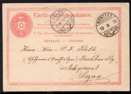 MÜNSTER  13.II.73  Carte - correspondance