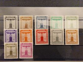 Deutsches Reich Briefmarken Dienst Set postfrisch