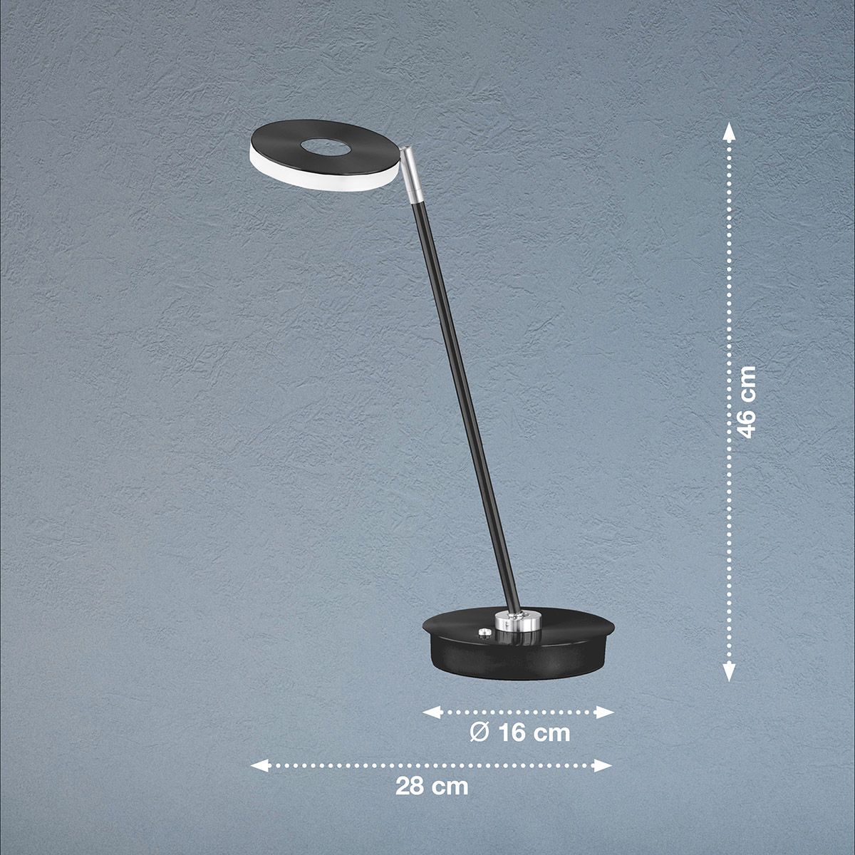 Lampen: LED Tischleuchte, Schwarz, 46 cm Höhe – Neu (gemäss Beschreibung) aus Kreuzlingen von Smart-Light 1