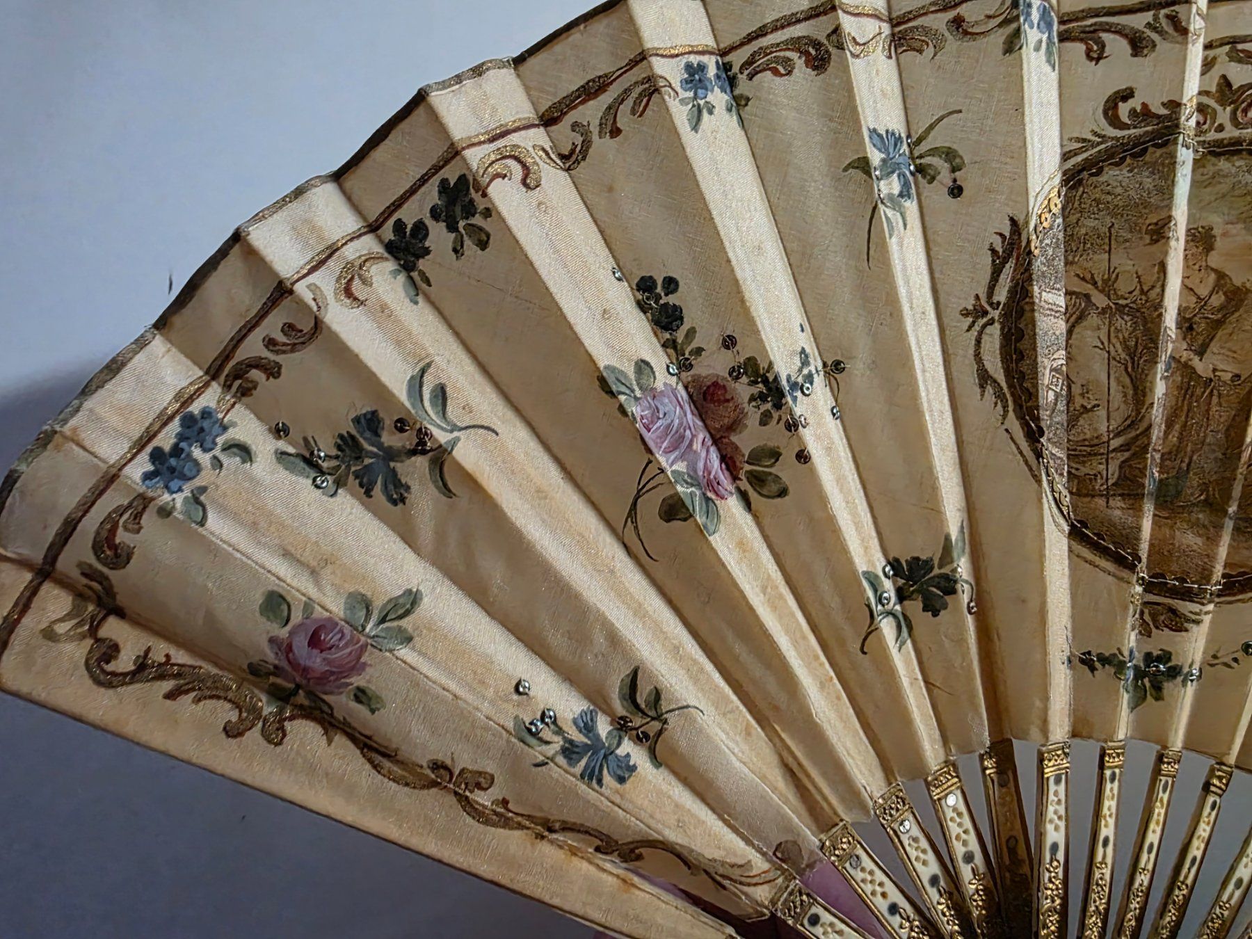 Tutte le decorazioni: antiker Hand Fächer 19 cm – Usato da Walterswil BE venduto da Lonitti 5