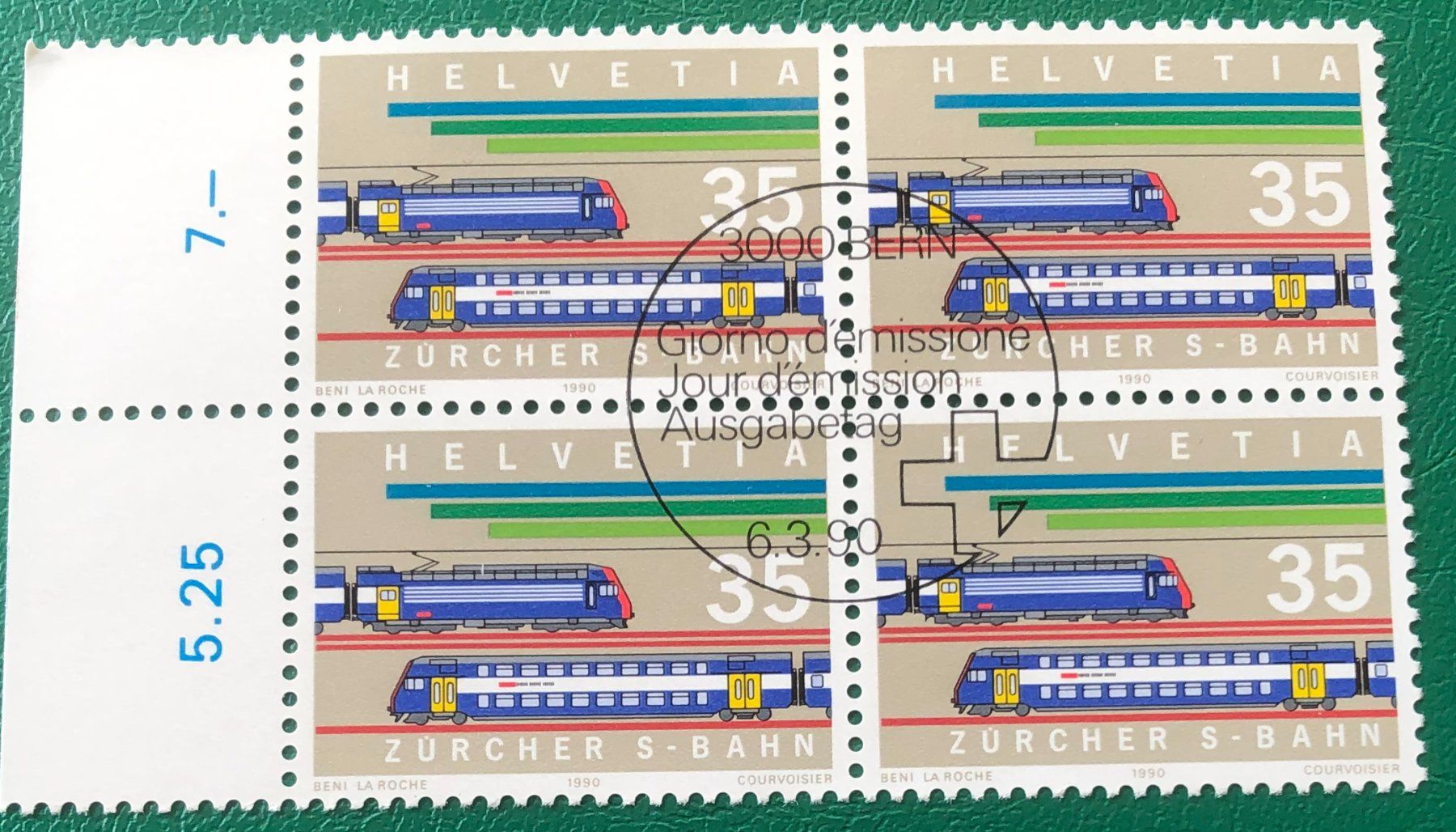 Tutti i francobolli: 4 er Block Nr. 786 mit ETStempel Bern – Usato da Aarau venduto da Billa007