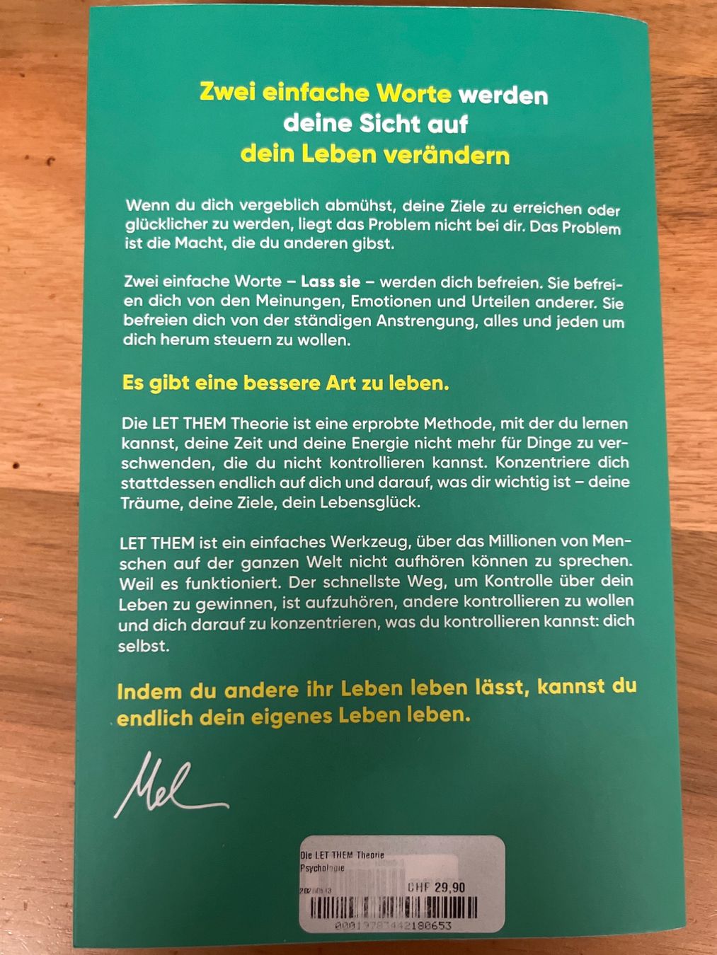 Libri: Die Let Them Theorie – Usato da Bremgarten b. Bern venduto da Lavabo 1