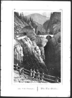 Via Mala Lithographie von Weibel Comtesse 1838
