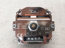 Feller Dimmer 31000 1000W Drehdimmer mit oder ohne Abdeckung