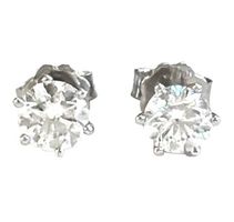 1.20ct. D/SI Solitärohrstecker 6-Griff Weissgold, 8.800 CHF