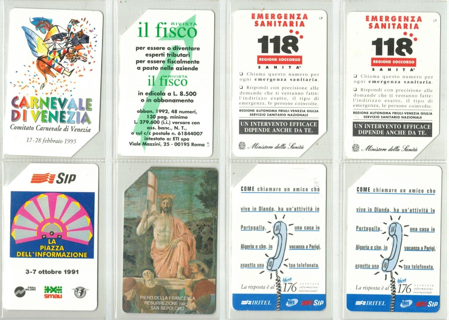 Telefon- & Taxkarten: 8 Telefonkarten Italien – Gebraucht aus Zürich von tol_b7c7