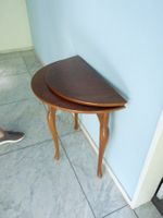 Klapptisch Halbmondtisch Wandtisch Nussbaum furniert 60er...