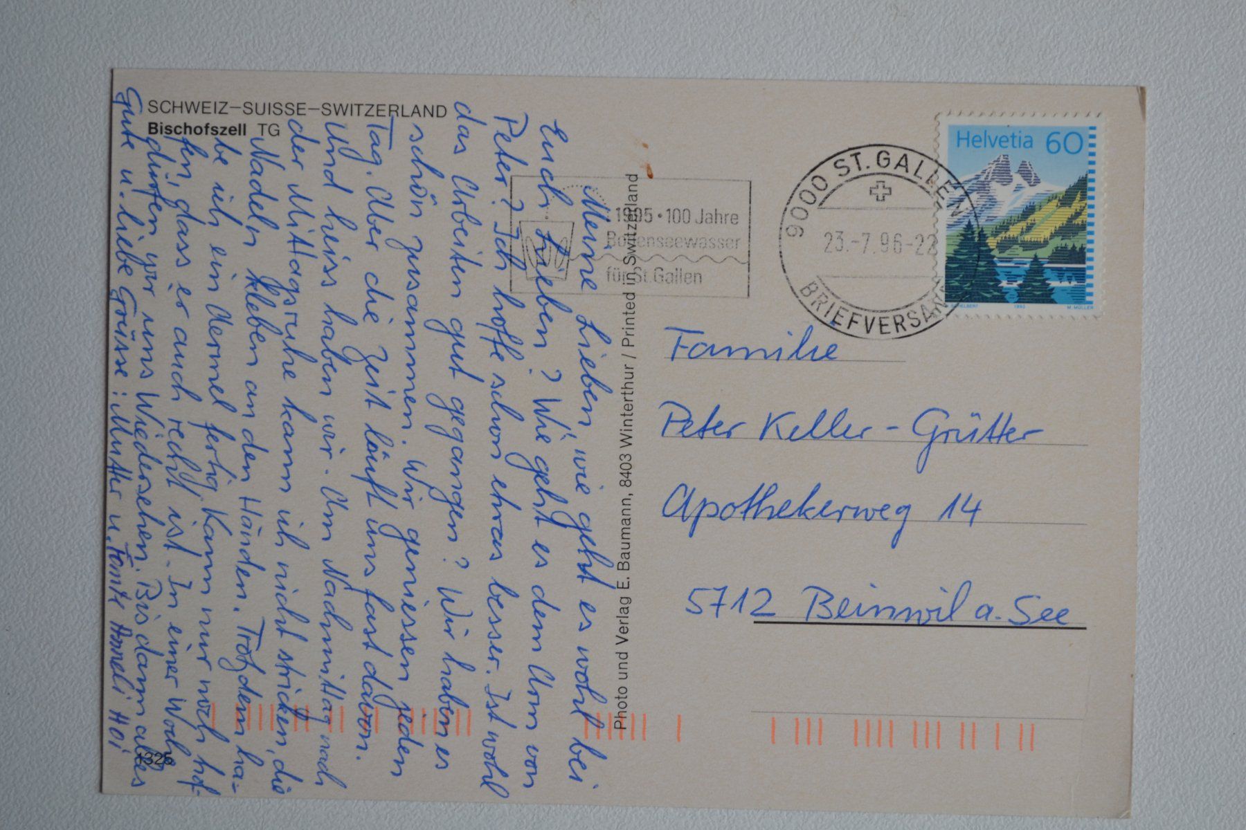 Cartes postales: AK Bischofszell TG – D'occasion à Beinwil am See par kajak55 1