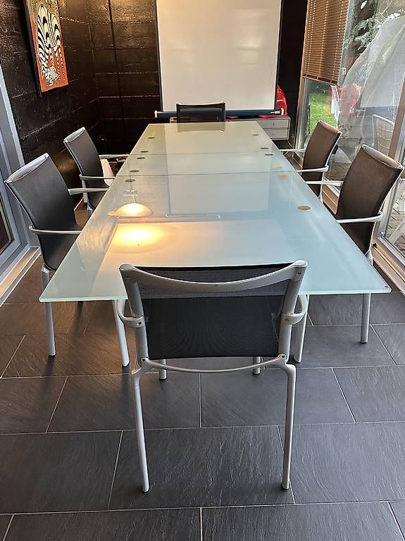 Tavoli: Table en verre trempé Ligne Roset "Brera" – Usato da Grandson venduto da Chris254