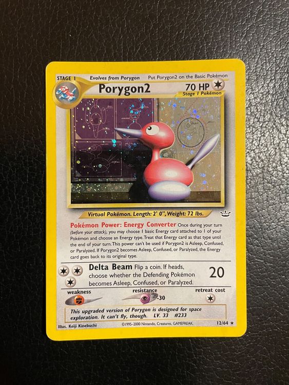 Porygon 2 12/64 Neo revelation – NM