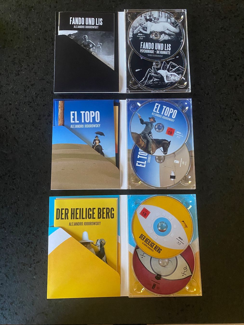 Tous les DVDs: Jodorowsky Re-Mastered Blu-ray – D'occasion à Schmitten FR par Fi_Ra 6
