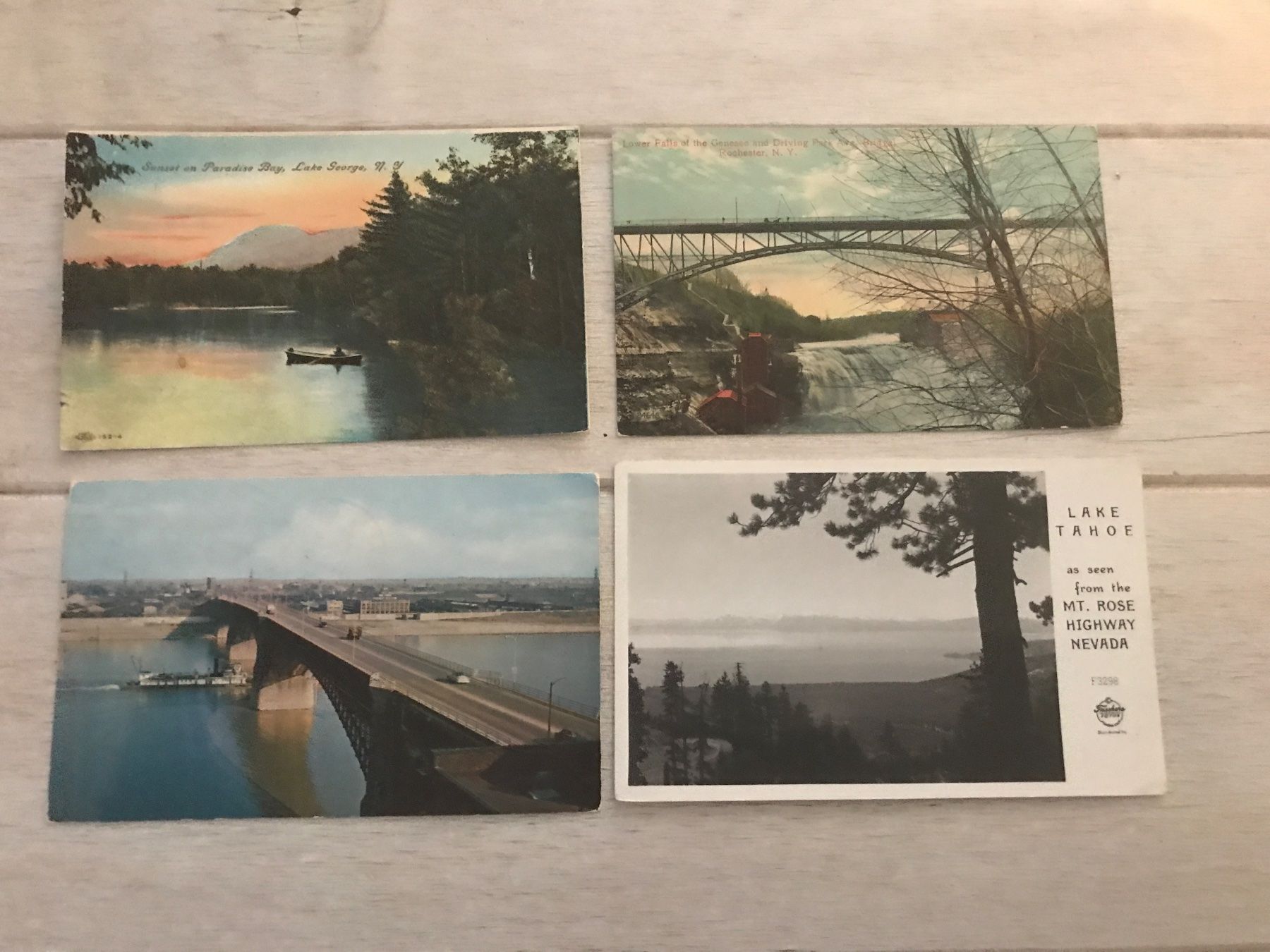 Cartoline postali: 4 Ansichtskarten USA 1912/1949/1955 (1-19) – Usato da St.Gallen venduto da Bigdisch