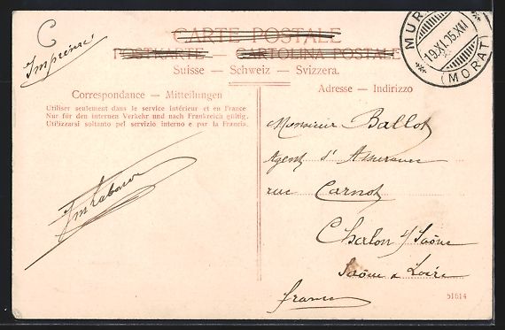 Cartoline postali: Aarberg, Hotel Krone mit Strassenpartie – Usato da Berlin venduto da bartko-reher 1