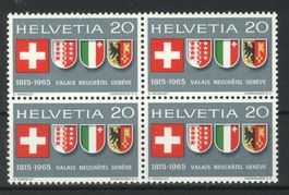 1965, Wallis, Neuenburg, Genf, 150 Jahre **