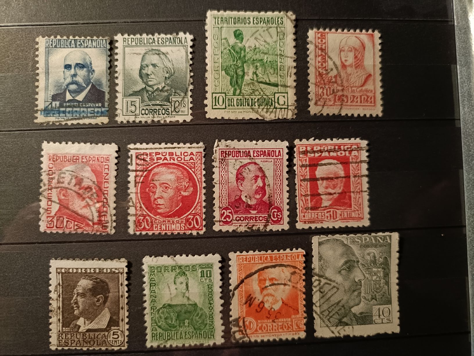 Tutti i francobolli: Antike  Briefmarken Sammlung, Spanien, Republik, – Usato da Sargans venduto da Polifemo58