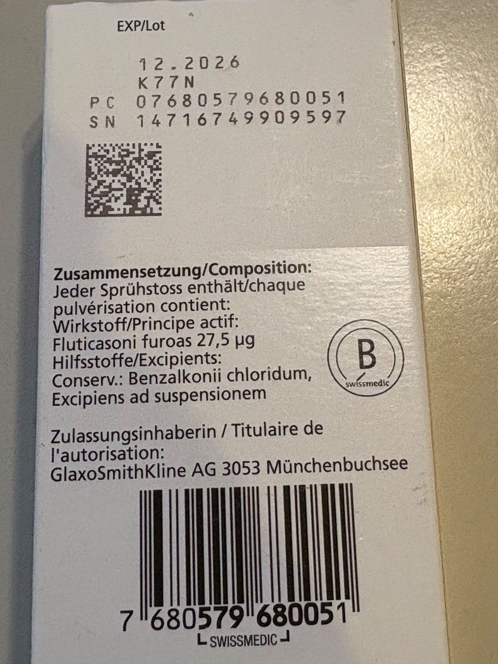 Attrezzature mediche: Nasenspray Avamys, original verpackt – Nuovo e nell'imballaggio originale da Lausen venduto da Zotty1 2