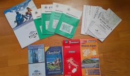 Wanderkarten, Alpenvereinskarten und Strassenkarten