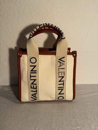 Originale Valentino Handtasche, Canvas/Leder, wie neu!