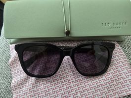 Ted Baker Sonnenbrille Tyde 1762 schwarz floral wie neu