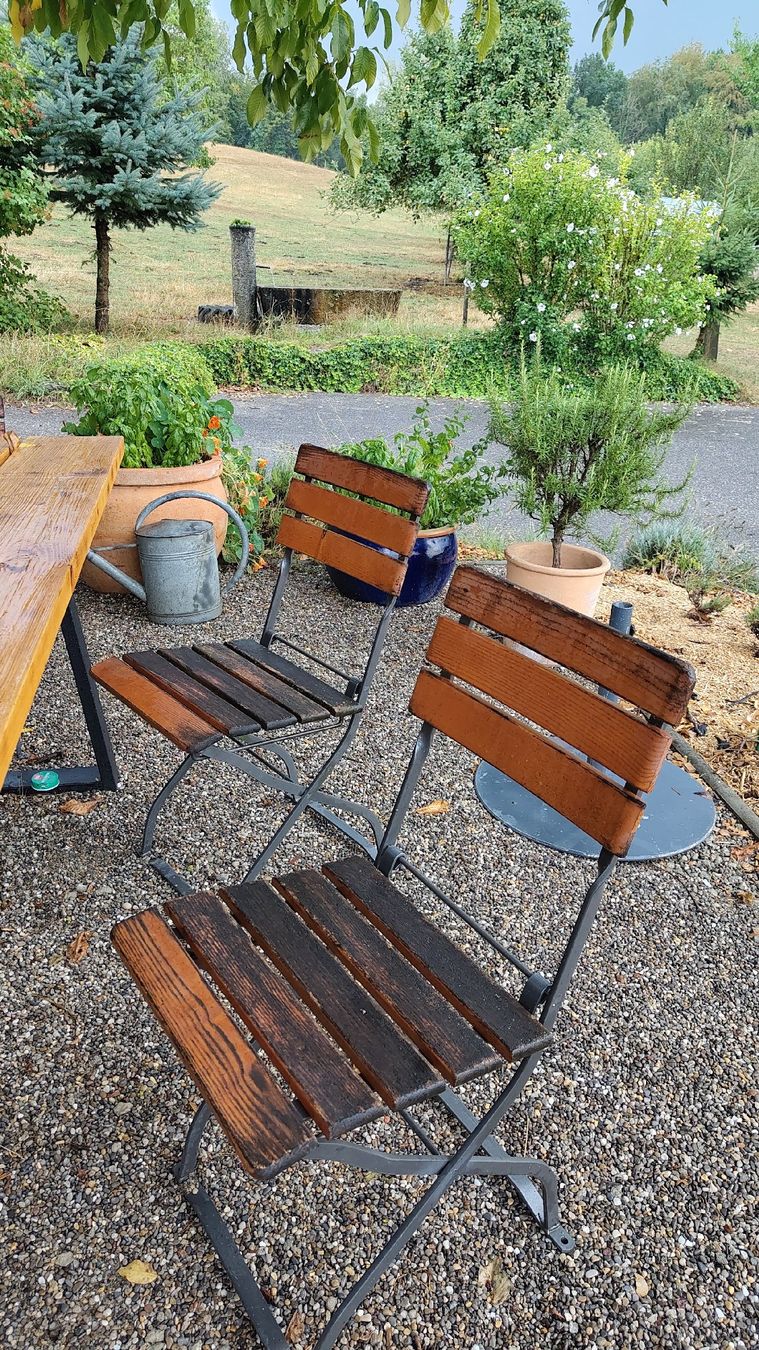Sedie: original Biergarten Stühle aus München – Usato da Nennigkofen venduto da Love4al 1