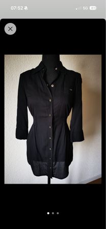 Guess Bluse Tunika schwarz XS