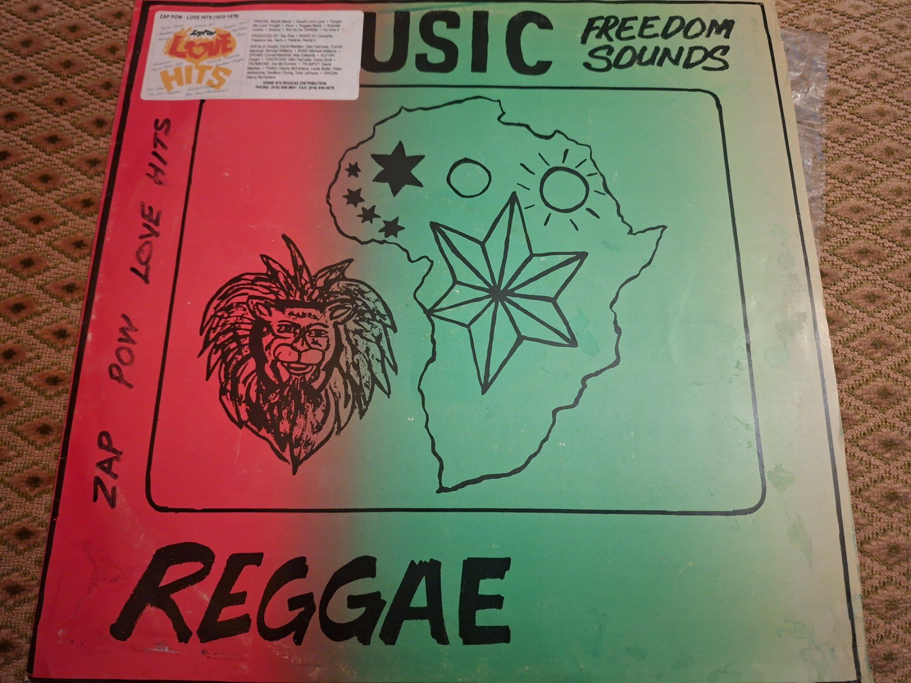 Schallplatten: Reggae LP - Zap Pow - Love Hits – Gebraucht aus Bernex von Wannabehasbeen01