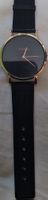 Armbanduhr Geneva schwarz roségold gebraucht
