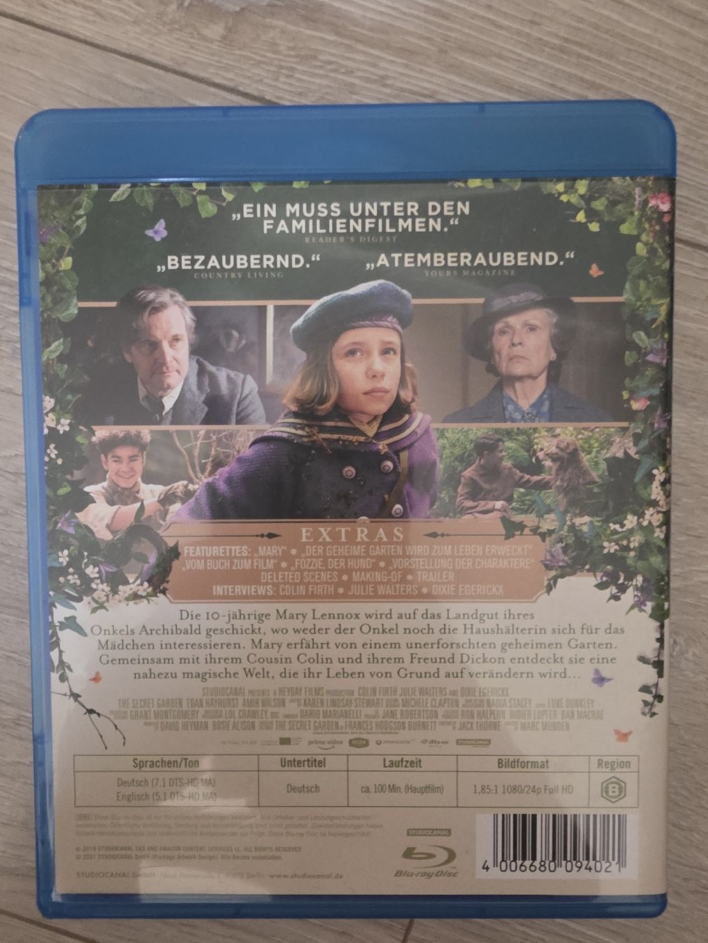 Tutti i DVDs: Der geheime Garten Blu-ray  – Nuovo (secondo la descrizione) da Wigoltingen venduto da Zuckerfee84 1