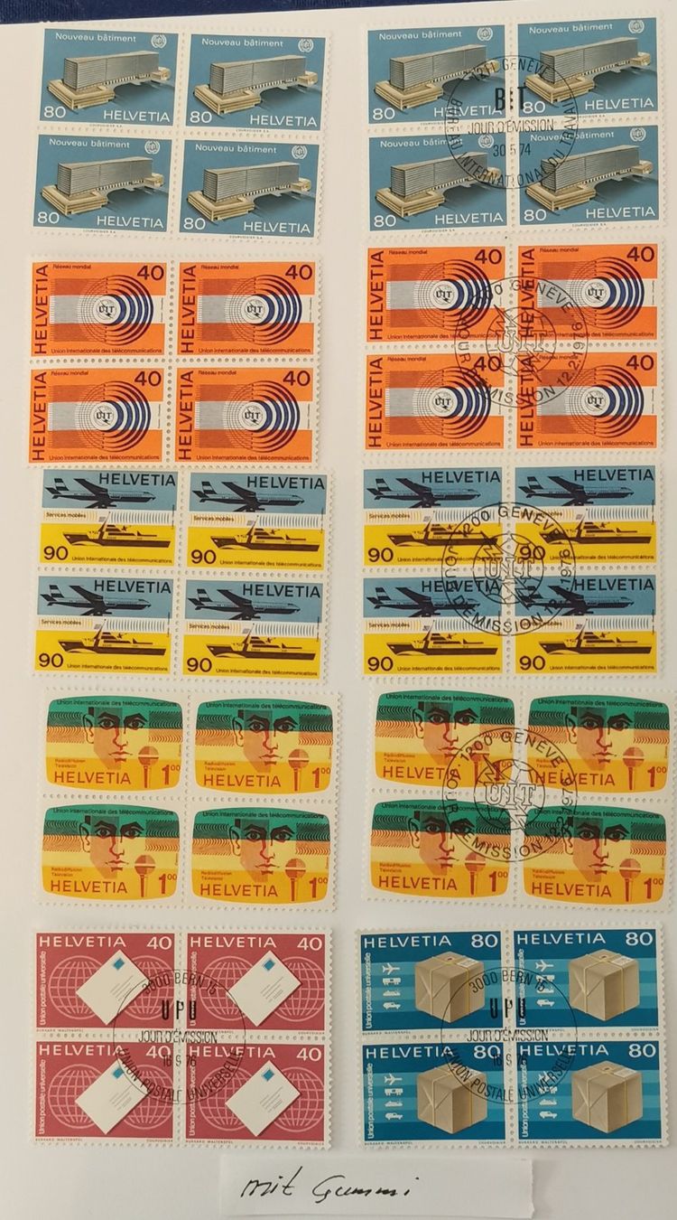Tous les timbres: Genfer-Aemter Div. – Neuf (Voir description) à Aadorf par Chnorli-Furz