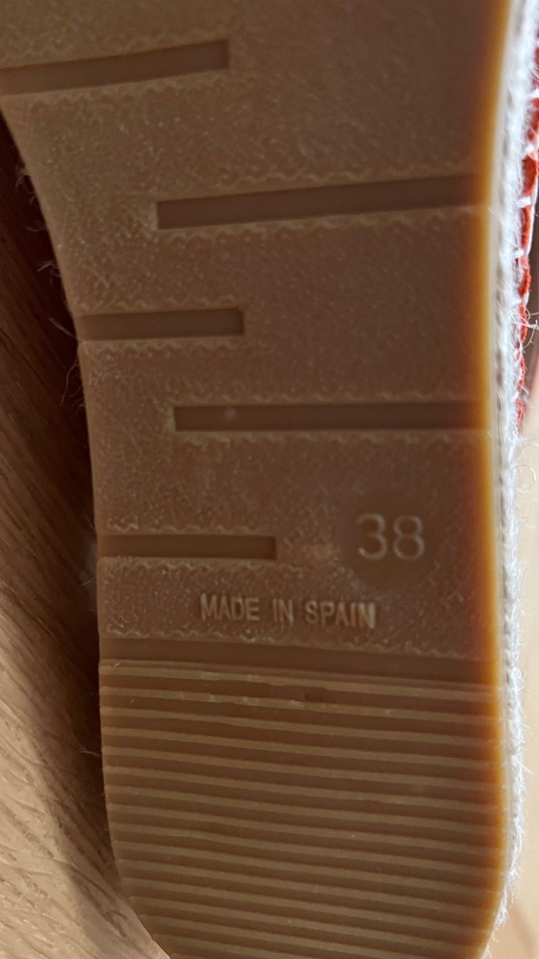 Scarpe da donna: Espadrilles von Espadrij -  Orange, Grösse 38 – Usato da Basel venduto da zukk_ 4