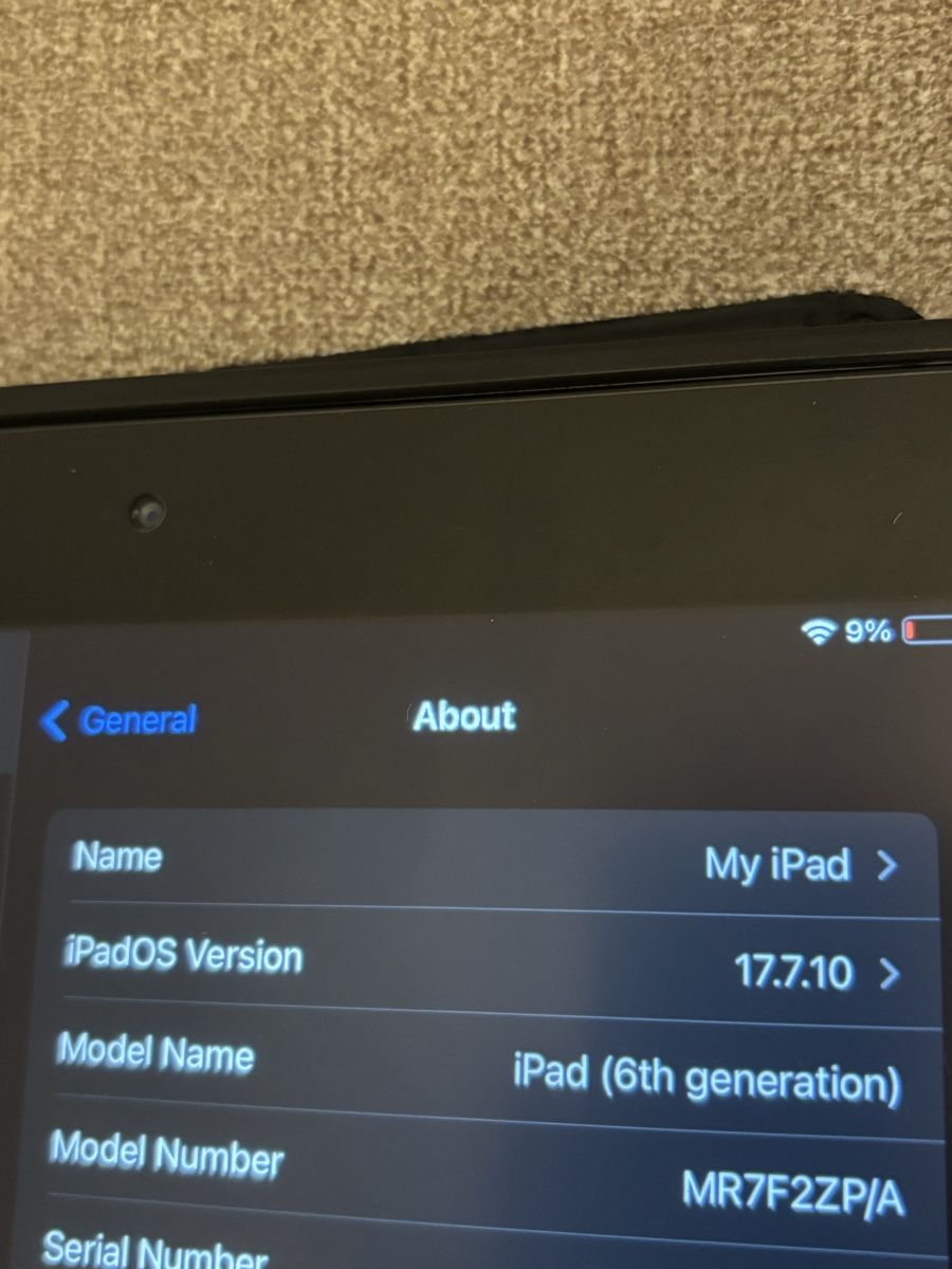 Apple Tablet PC: Apple iPad (6th Gen) with new screen protector – Gebraucht aus Regensberg von akon_ch 2