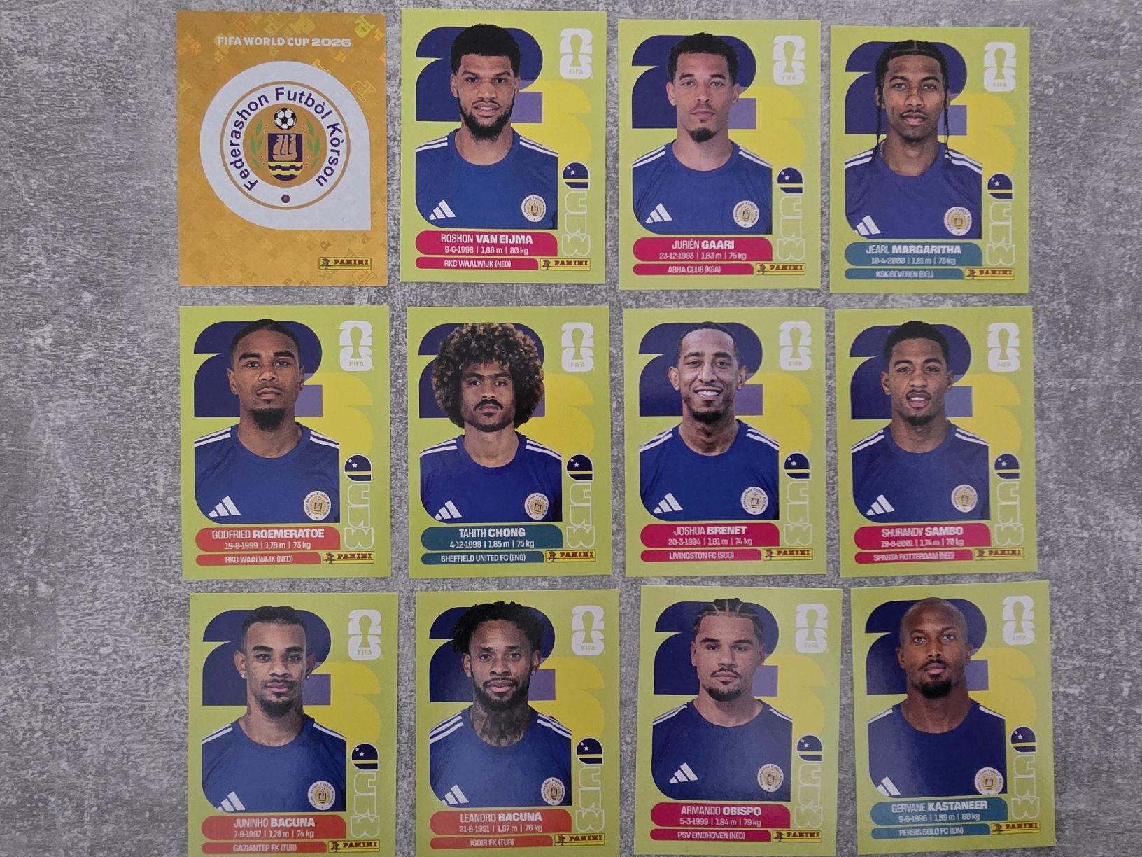 Panini Carte collezionabili: Panini WM 2026- Curaçao – Usato da St. Gallen venduto da Shelly__x3
