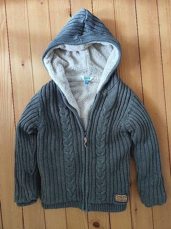 Kuscheliger Hoodie mit warmem Teddyfleece Gr.116