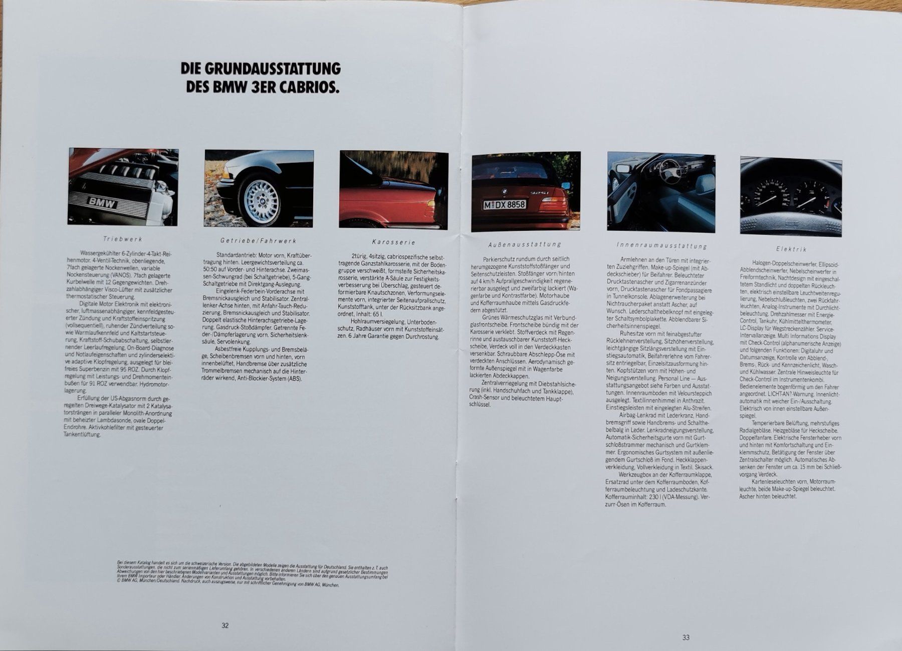 BMW Documenti: BMW  3er  Cabrio  1993 – Usato da huenenberg venduto da Suizofelize 9