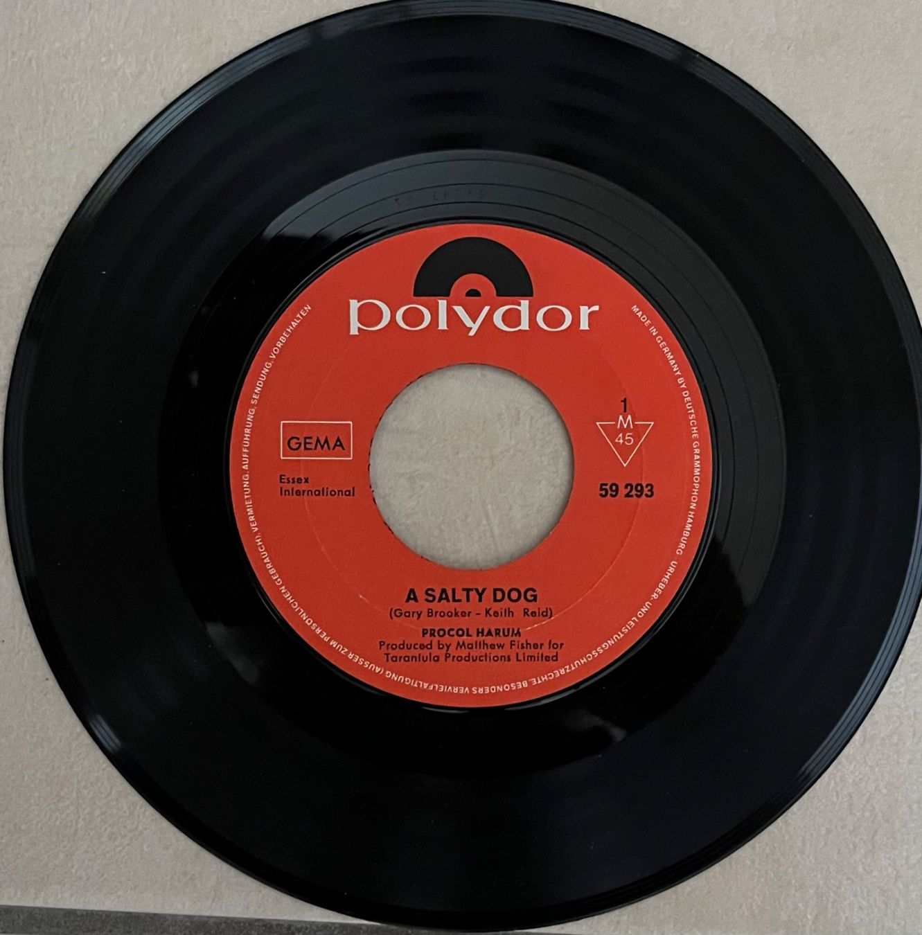 Schallplatten: PROCOL HARUM - A SALTY DOG – Gebraucht aus Bussigny von vinyl-pas-cher
