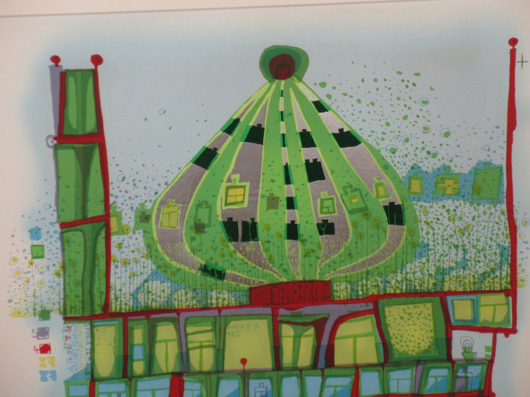 Poster & Bilder: Hundertwasser  "HOMO HUMUS" handsigniert/handnummeriert – Neu (gemäss Beschreibung) aus Weinfelden von Kunst2010 2
