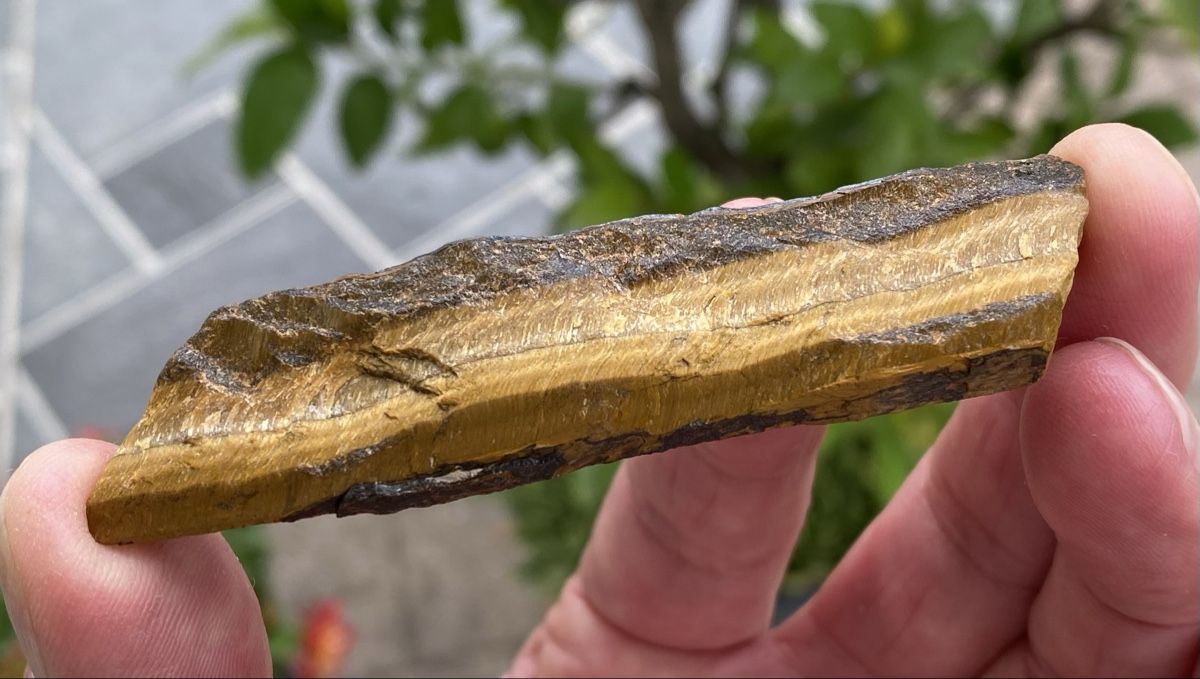 Minerali & Pietre curative: Schönes Stück Tigerauge  – Usato da Selzach venduto da 321compac 6