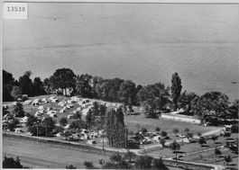 Flugaufnahme Strandbad und Camping