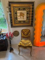 Gianni Versace Stuhl, Barock Stil Goldfarben Atelier Versace