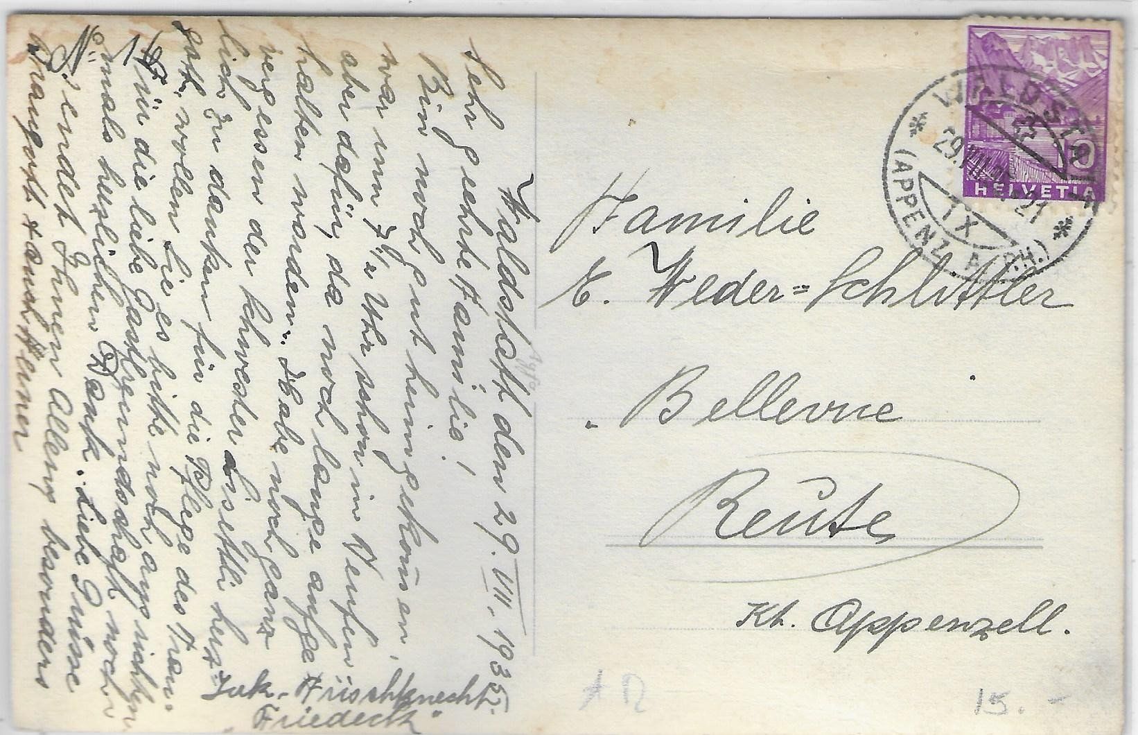 Cartoline postali: Haus in Waldstatt – Usato da Ettingen venduto da Kartenplanet 1