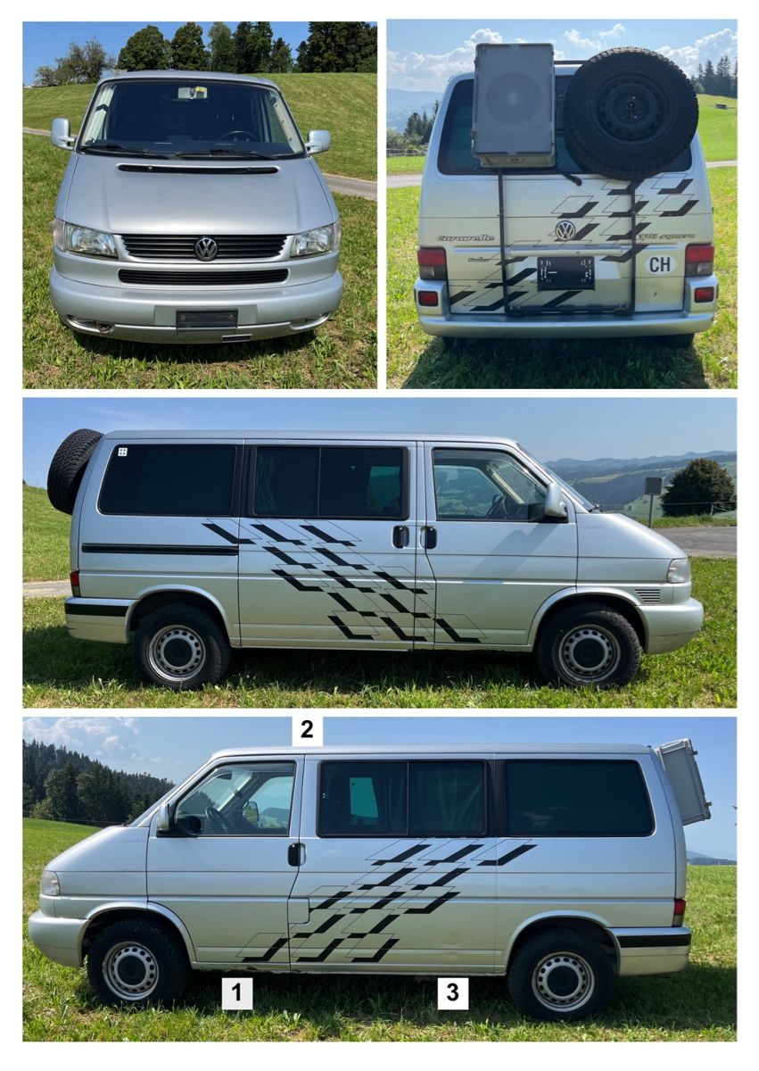 VW Veicoli commerciali: VW T4 Caravelle Syncro mit Differenzialsperre (Ev. Camper) – Usato da Langnau i.E. venduto da Xizang