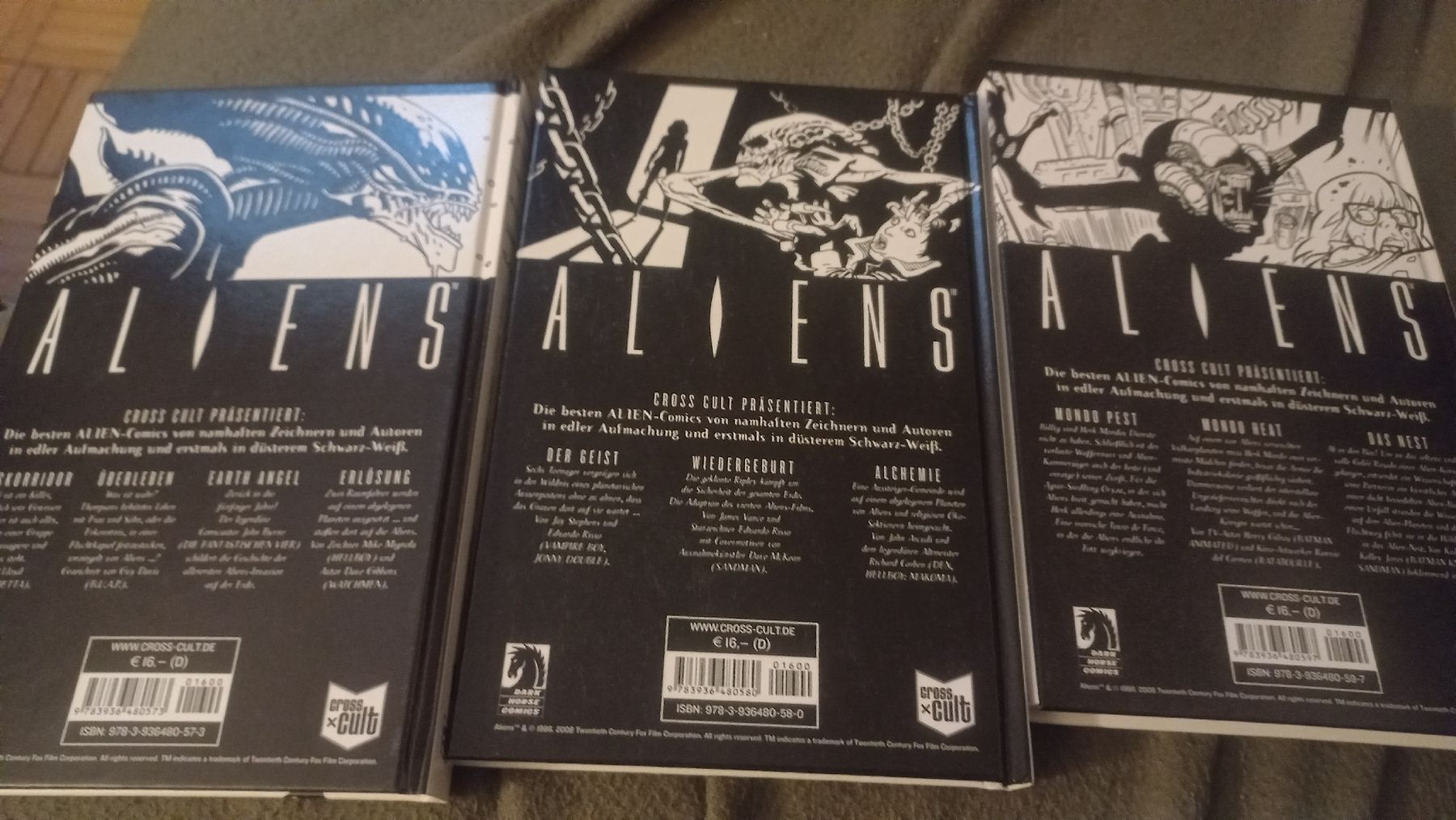 Comics: Aliens Comics Cross Cult 1-3 Komplett – Gebraucht aus Olten von  1