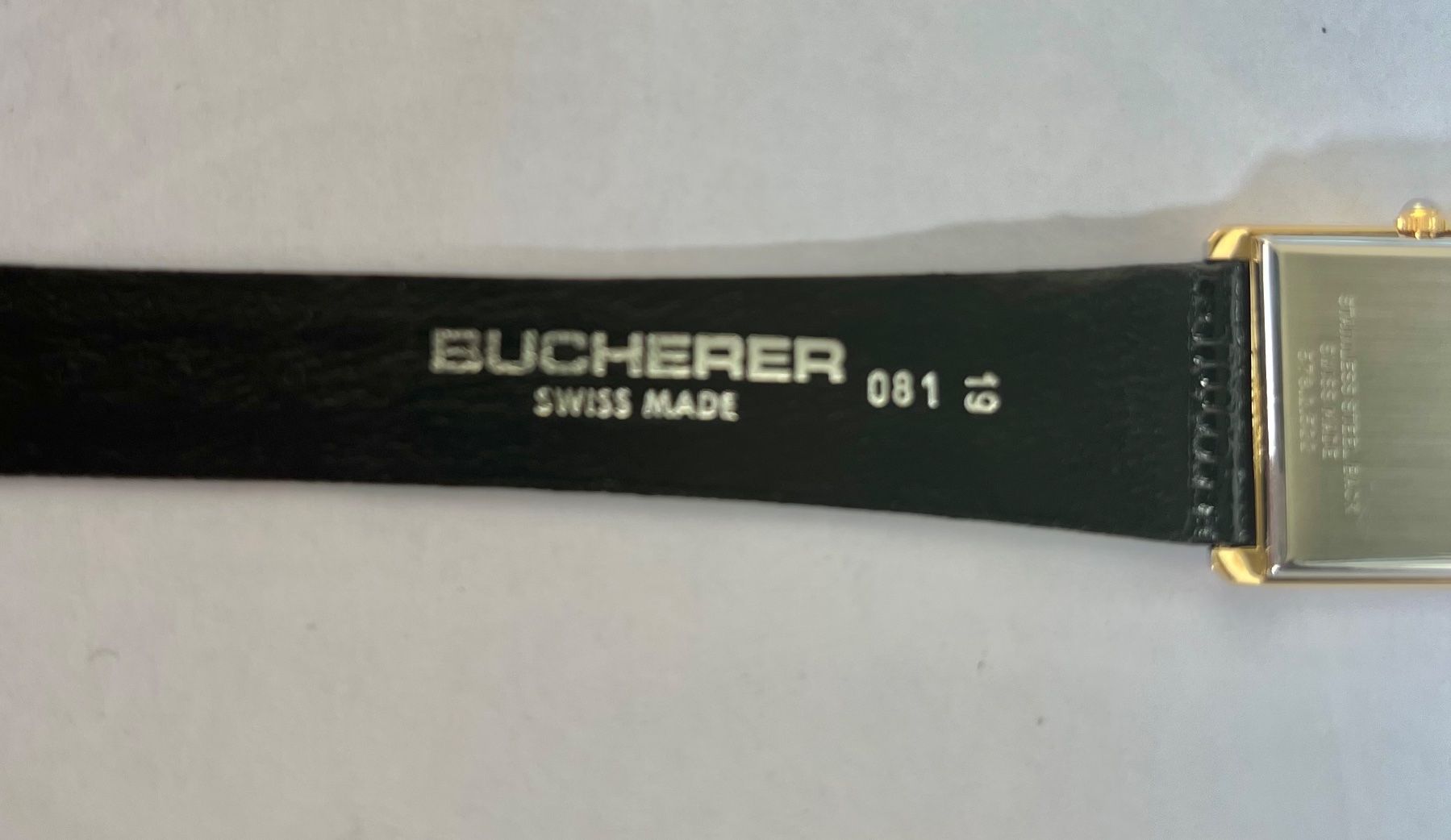 Bucherer Orologi: Montre BUCHERER Quartz plaqué or – Nuovo (secondo la descrizione) da Chavornay venduto da MD_77 4