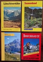 4 Wanderbücher Berner Oberland  -  Lütschinentäler etc.