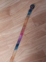Leder Armreif lila & bunter Ledergürtel _ 88cm