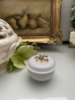 Porzellan Dose mit Deckel – Langenthal Schweiz – Golddekor