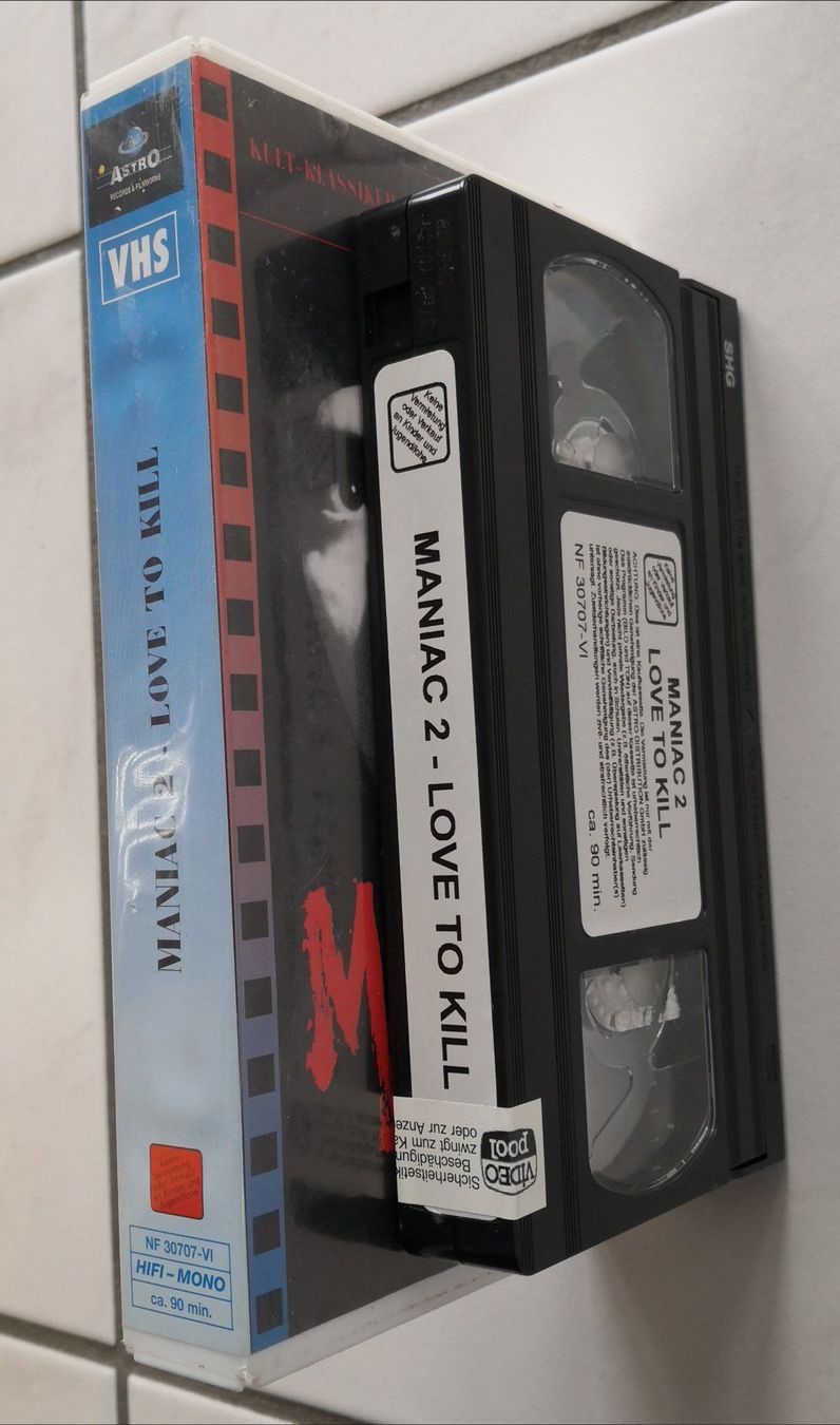 Tutti i VHS: VHS- Maniac 2 - Love to kill - Astro – Usato da Ueberstorf venduto da Movieman83 2